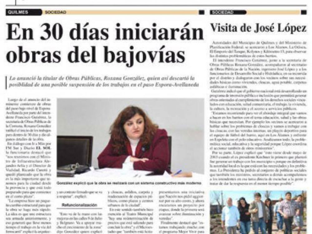 Hoy deber�a arrancar la obra