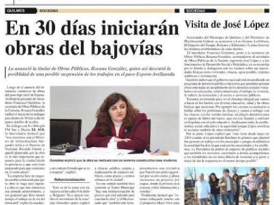 Hoy deber�a arrancar la obra
