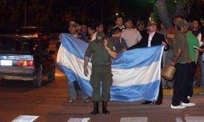 En Mendoza los gendarmes continuaron con los reclamos en la calle