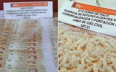 Secuestraron m�s de 4 mil dosis de droga y detuvieron a 30 personas