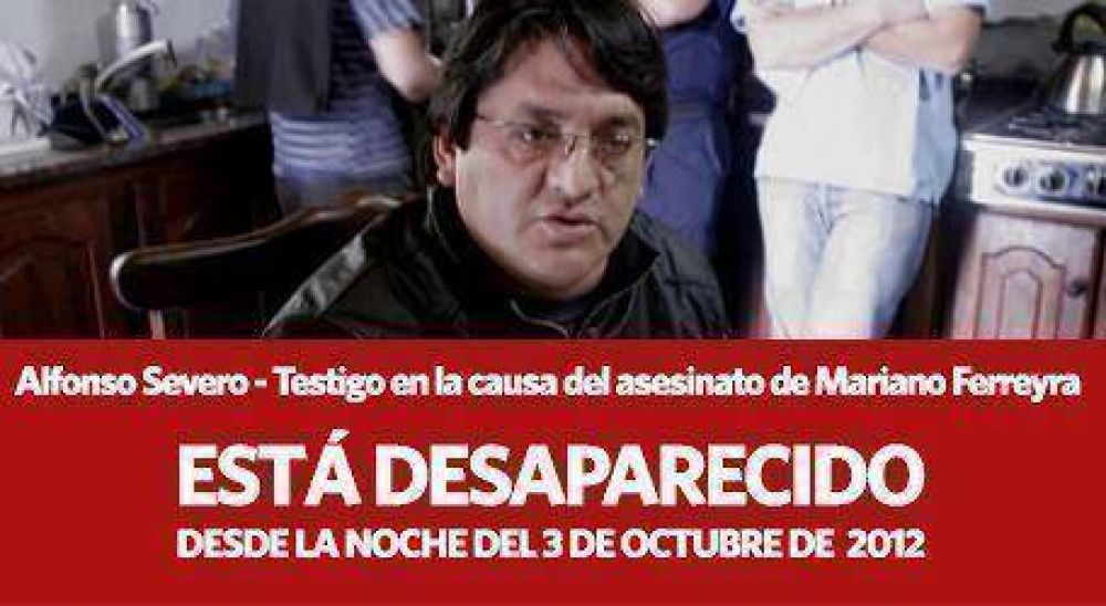 Solidaridad en 140 caracteres, por la desaparici�n de Alfonso Severo