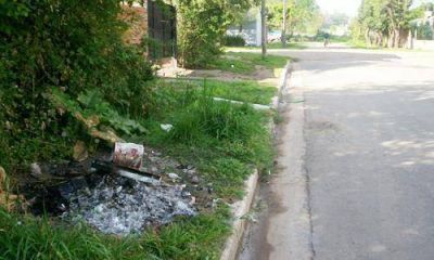 Quejas por quema de basura en el centro