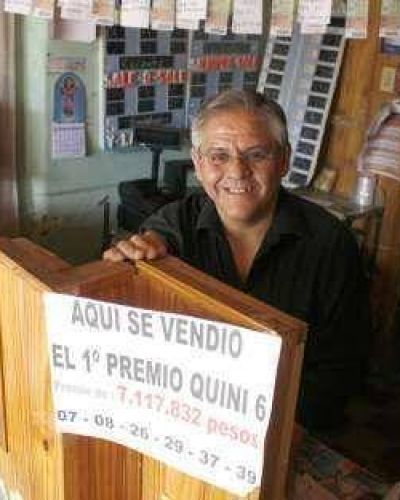 Quini: otra vez ganan $7 millones