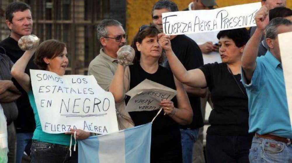 Los efectivos en Mendoza continuaron con la protesta