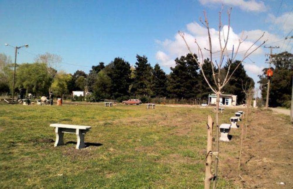 Quebradas de Peralta Ramos cumple el sue�o de inaugurar la plaza del barrio