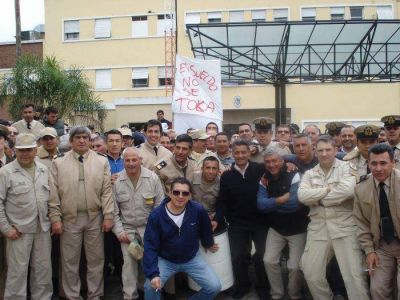 Sigue la protesta de los efectivos