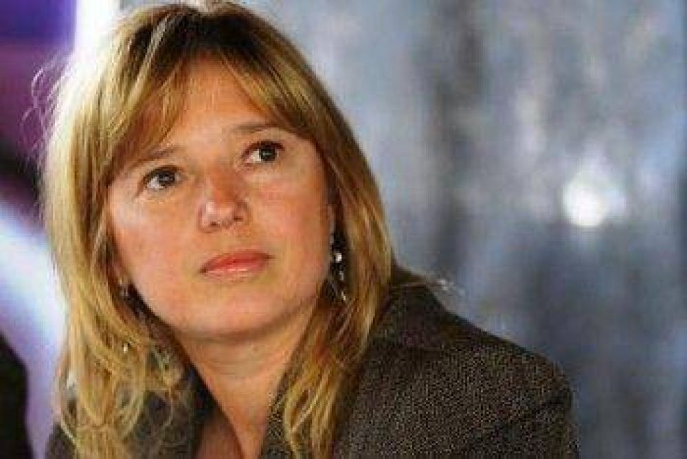 La Ministra Cristina Alvarez Rodr�guez este viernes en Mar del Plata