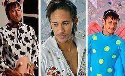 Neymar desafi� el rid�culo para una publicidad