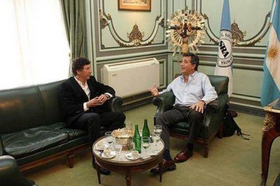 Gustavo Posse se reuni� con el presidente de la Sociedad Rural