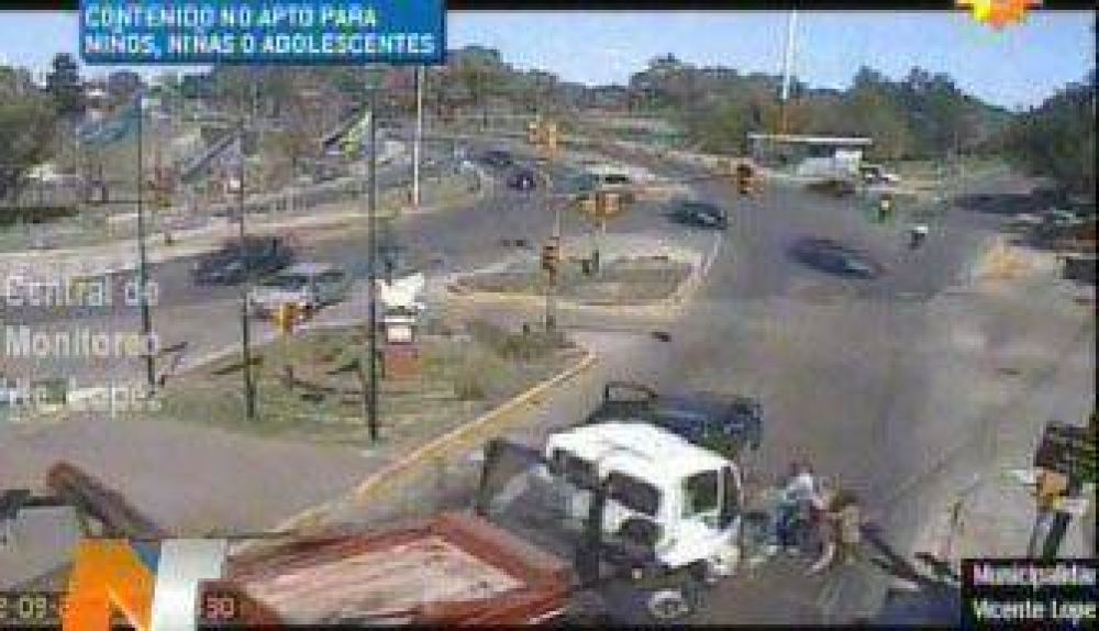 Fatal discusi�n de tr�nsito en Vicente L�pez