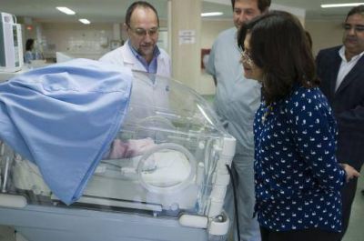 La Gobernadora recorri� la Maternidad