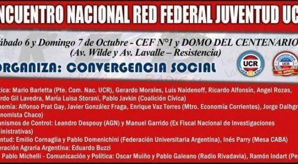  J�venes radicales de todo el pa�s se re�nen en Resistencia