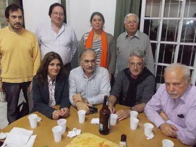 Rioboo y Cucovillo participaron de una cena del FAP de Vicente L�pez