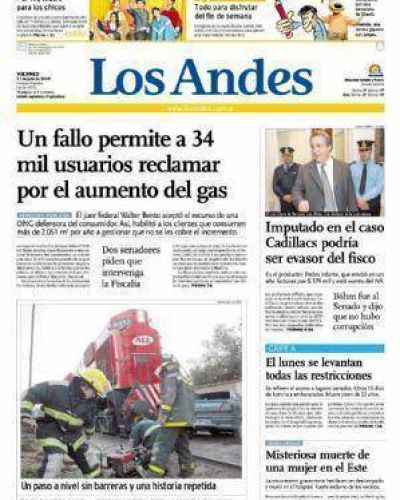 Cae el subsidio del gas para 34 mil clientes de Mendoza