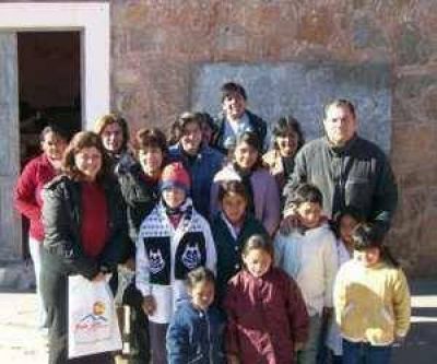 Los alumnos que ser�n gu�a de los turistas