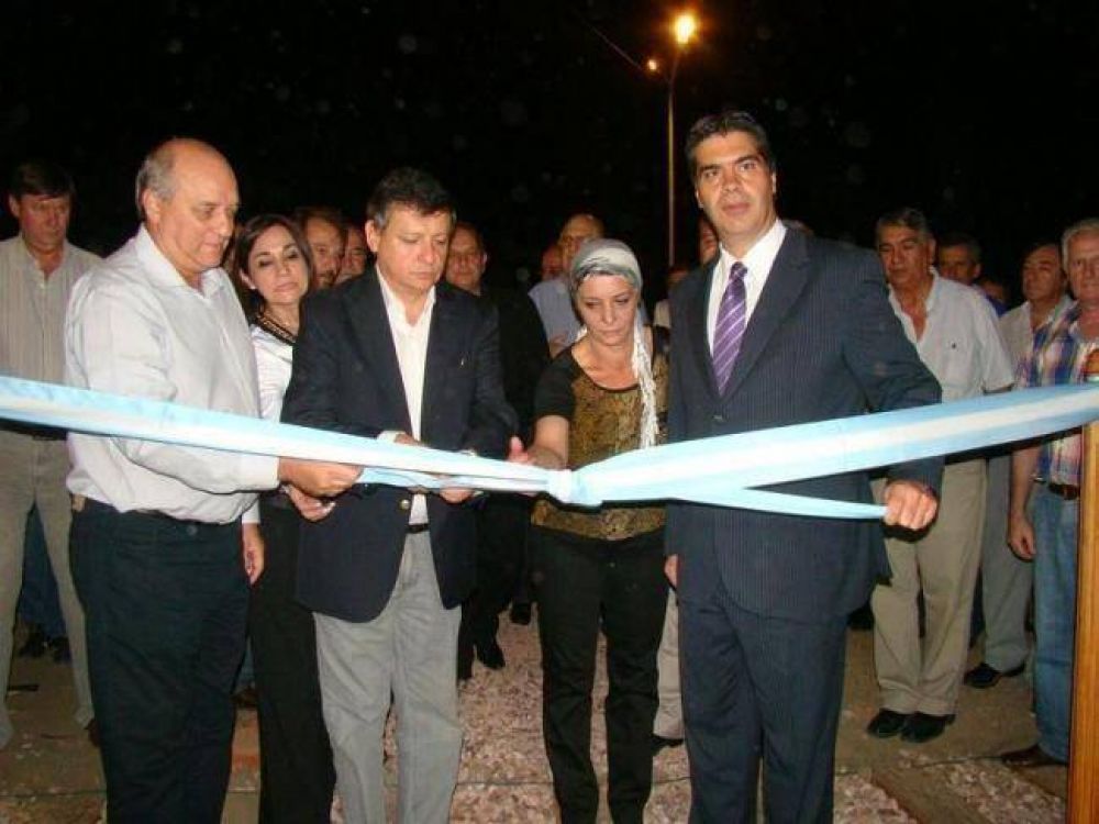 Inauguraron la delegacin de Bosques en Villa ngela
