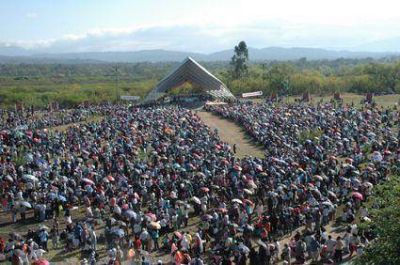 El pueblo de Jujuy rindi� tributo A su santa patrona