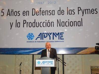 CON PRESENCIAS MARPLATENSES APYME CELEBR� SU 25� ANIVERSARIO