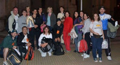 Saladillenses peregrinaron a pie a la Bas�lica de Luj�n