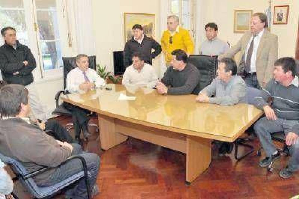 Los intendentes de la meseta siguen apoyando