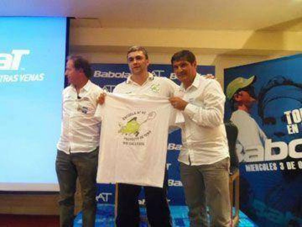 Alumnos de R�o Gallegos invitados a entrenamientos de la Copa Davis