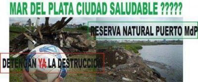 Vecinos se movilizan al Municipio en reclamo del cese de las obras �ilegales� de Aldosivi en la Reserva