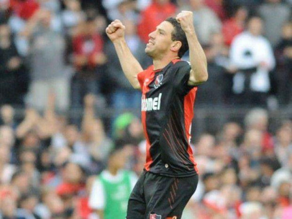 Maxi Rodr�guez grit� por primera vez en su regreso a Newell's