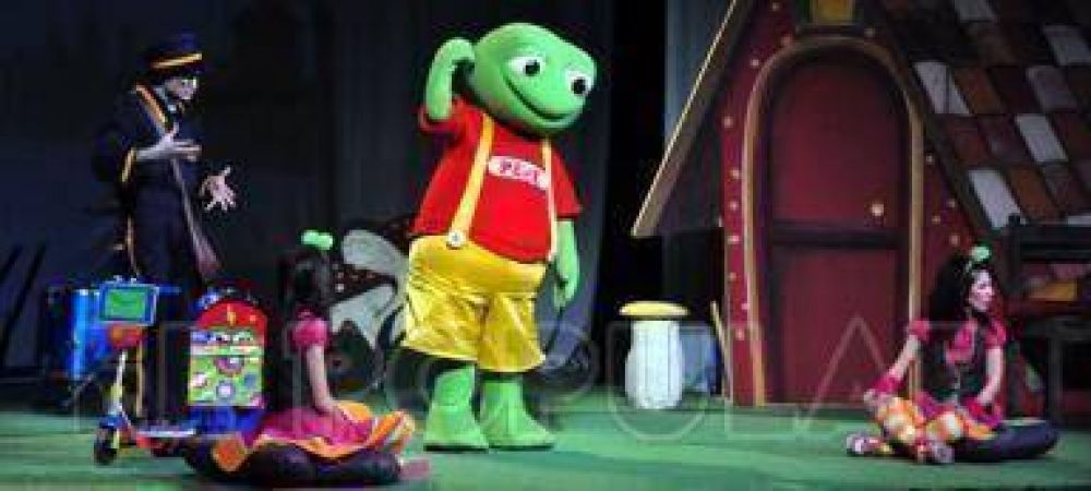 Los m�s chicos se divirtieron al ritmo del Sapo Pepe