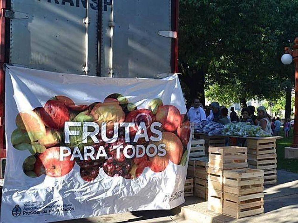 Esta semana se instala nuevamente Frutas y Verduras para todos en San Luis