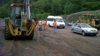  Siguen los cortes de tr�nsito en la ruta 307, que conduce a Taf� del Valle
