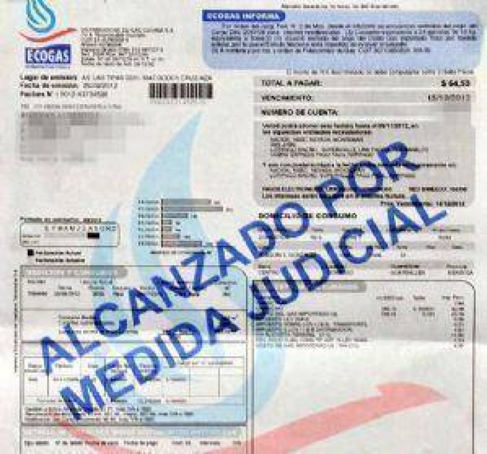 Gas: usuarios insisten con el amparo para frenar el aumento
