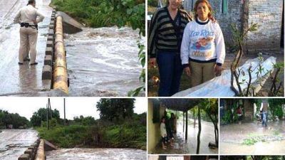 Las lluvias complicaron a varias localidades