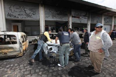 Graves incidentes en la sede de la Uocra en Florencio Varela