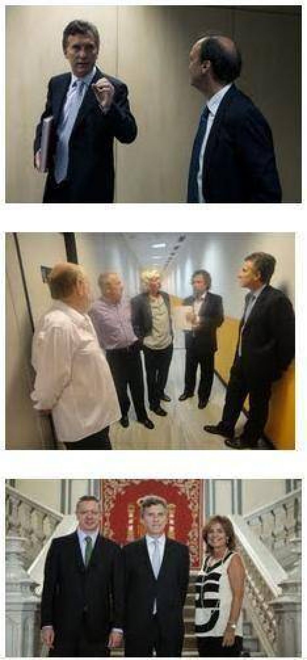 Macri se reuni� en Madrid con empresarios espa�oles