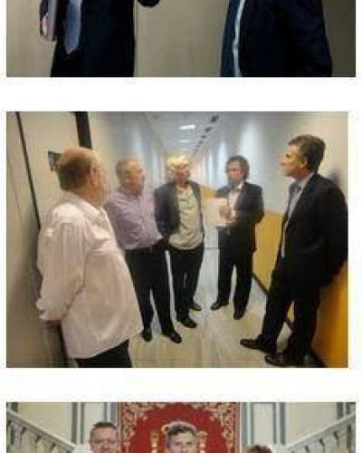 Macri se reuni� en Madrid con empresarios espa�oles