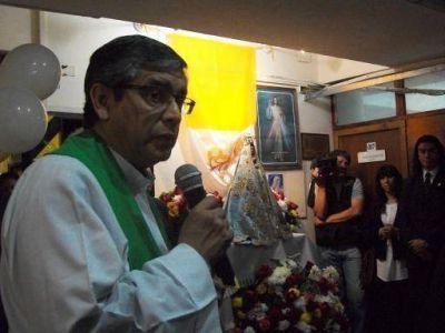 La Virgen del Valle de visita en la legislatura provincial 