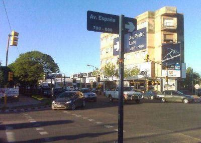  La esquina m�s transitada de Santa Rosa