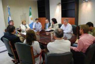 El gobernador con el STJ y sindicatos