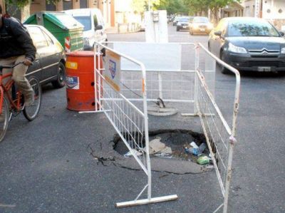 Tras una semana plagada de lluvias las calles sumaron 26 corralitos