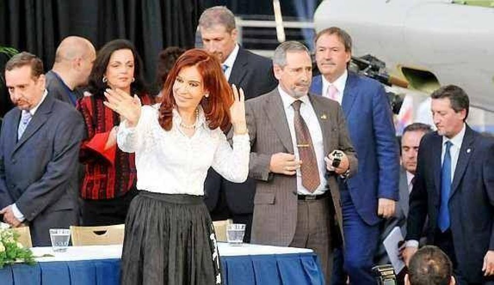 Cristina tom� la bandera del progresismo