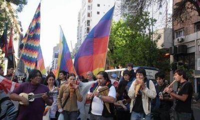Pueblos originarios realizaron su contrafestejo por el 12 de octubre