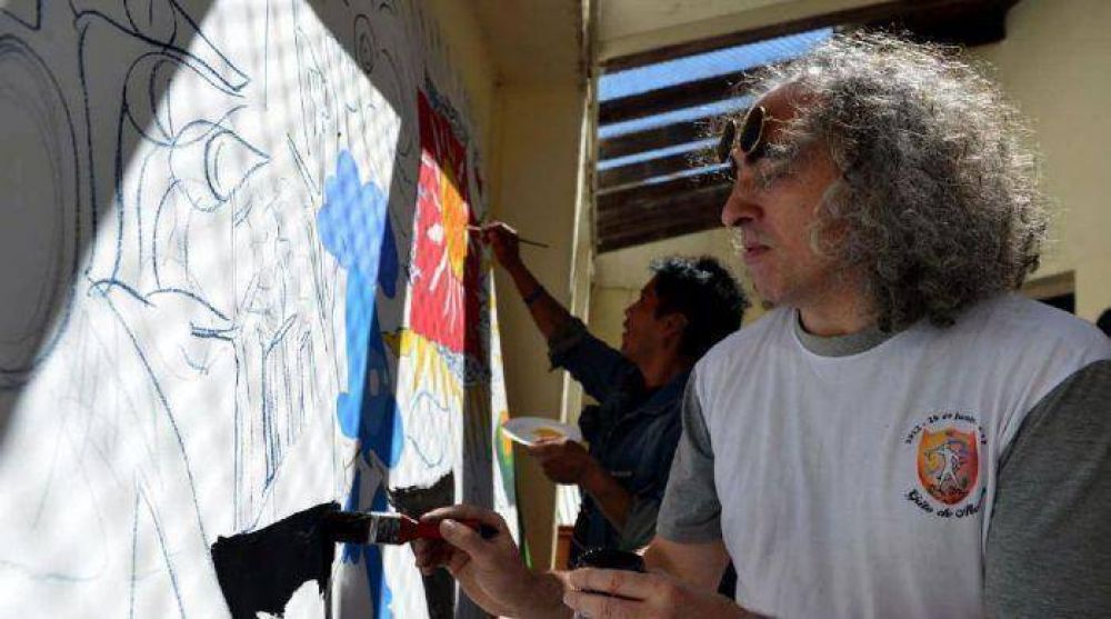 El gran Rep pinta sobre la libertad en la c�rcel