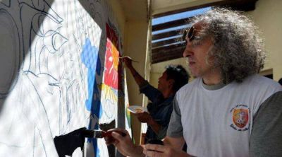 El gran Rep pinta sobre la libertad en la c�rcel