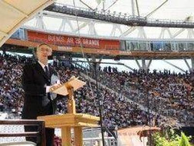 Multitudinario encuentro de Testigos de Jehov� en el Estadio �nico de La Plata
