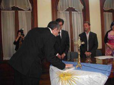 Daniel Bascar�n jur� como secretario de Obras y Servicios P�blicos 