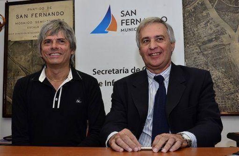 San Fernando present� su sistema de visaci�n digital para los planos