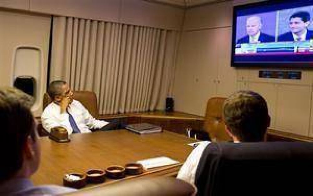 El debate de los vices levanta la moral de la campa�a de Obama