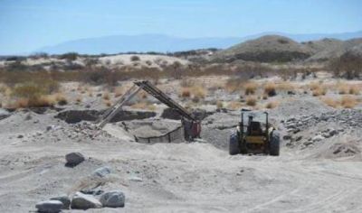 Detectaron nuevamente extracci�n ilegal de �ridos