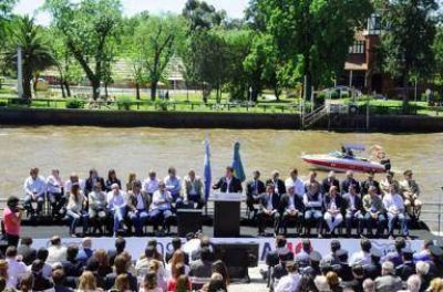 Eseverri particip� del lanzamiento de 0800-DROGA NO en el municipio de Tigre