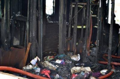 Incendio Voraz: P�rdidas totales para un familia